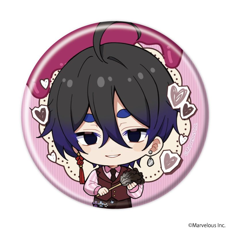 缶バッジ「千銃士:Rhodoknight」53/バレンタインver. コンプリートセット(全10種)(ミニキャライラスト)