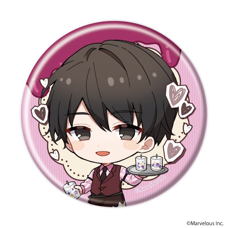 缶バッジ「千銃士:Rhodoknight」53/バレンタインver. コンプリートセット(全10種)(ミニキャライラスト)