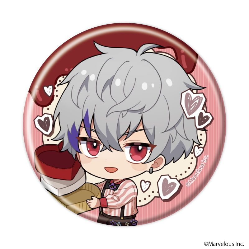 缶バッジ「千銃士:Rhodoknight」52/バレンタインver. コンプリートセット(全11種)(ミニキャライラスト)