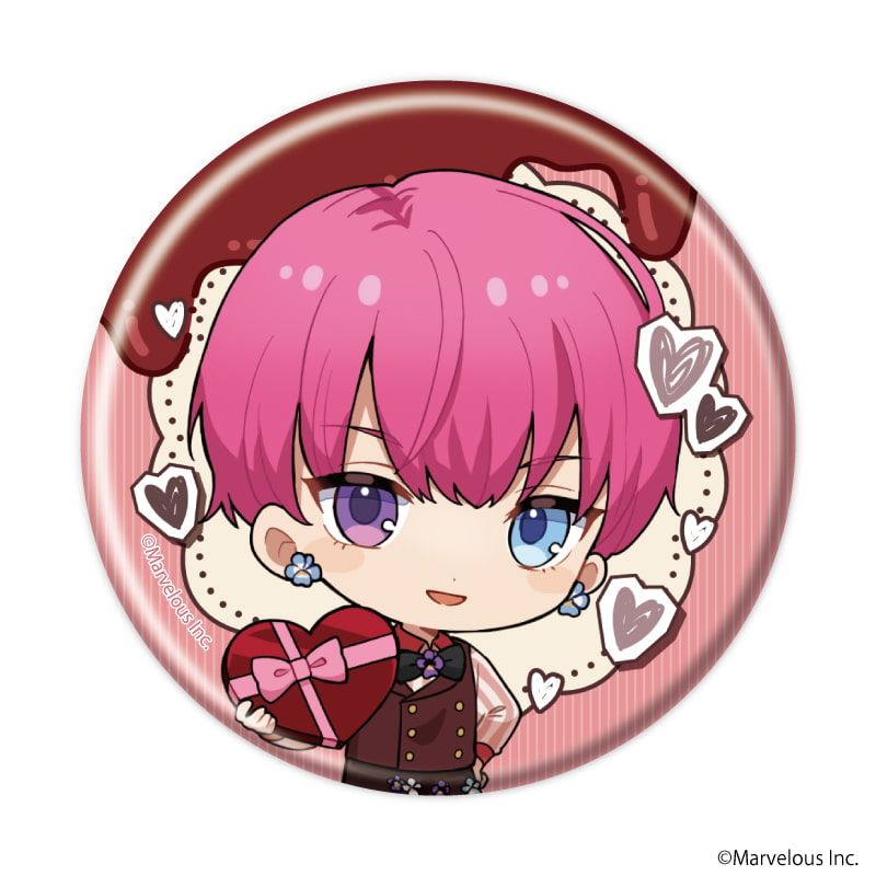 缶バッジ「千銃士:Rhodoknight」52/バレンタインver. コンプリートセット(全11種)(ミニキャライラスト)