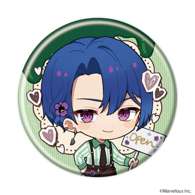 缶バッジ「千銃士:Rhodoknight」52/バレンタインver. コンプリートセット(全11種)(ミニキャライラスト)