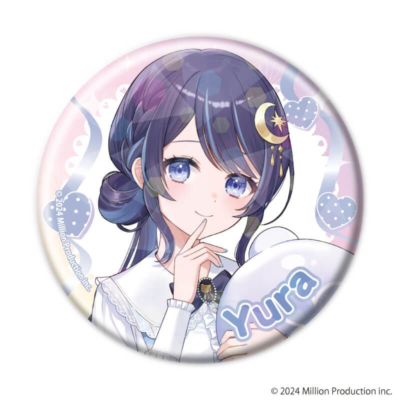 ホログラム缶バッジ(57mm)「Million Production」01/dreamy ver. ブラインド(8種)(描き起こしイラスト)