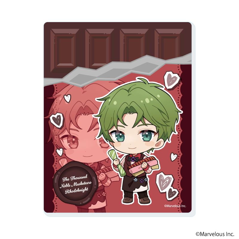 アクリルカード「千銃士:Rhodoknight」02/バレンタインver. ブラインド(11種)(ミニキャライラスト)