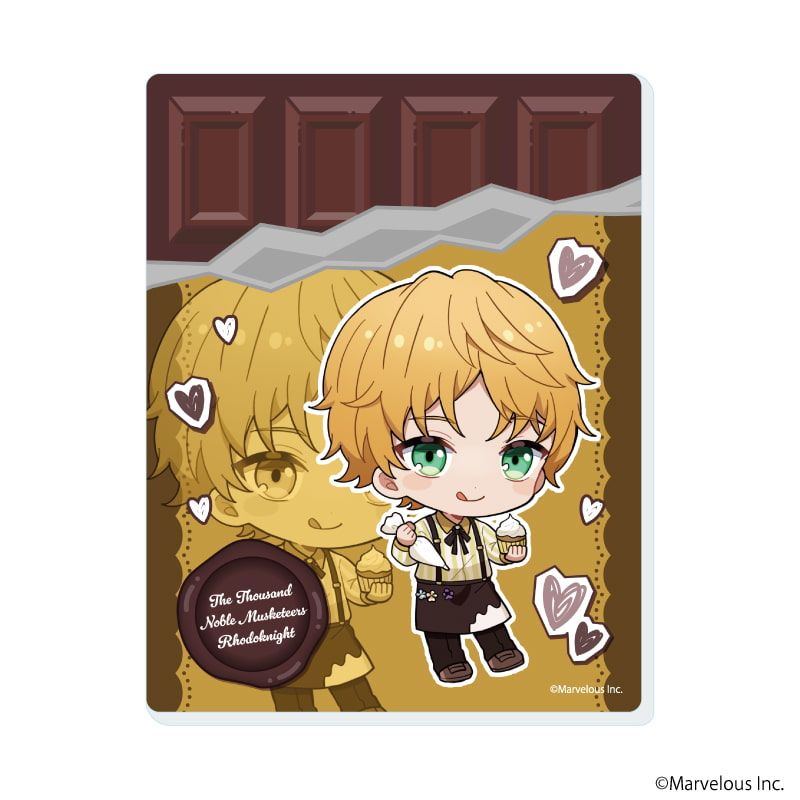 アクリルカード「千銃士:Rhodoknight」02/バレンタインver. ブラインド(11種)(ミニキャライラスト)