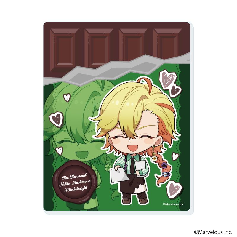 アクリルカード「千銃士:Rhodoknight」02/バレンタインver. ブラインド(11種)(ミニキャライラスト)