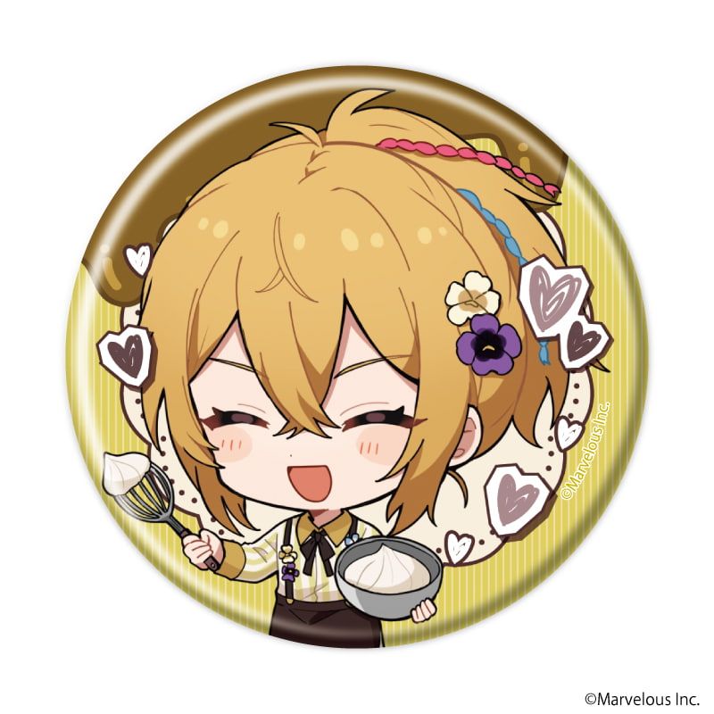 缶バッジ「千銃士:Rhodoknight」52/バレンタインver. ブラインド(11種)(ミニキャライラスト)