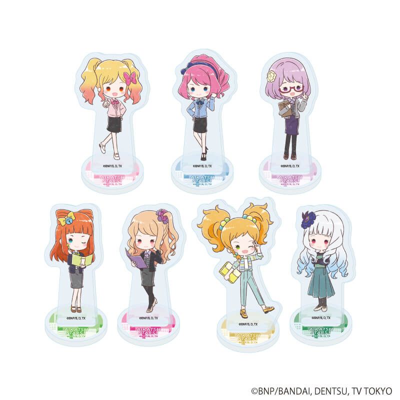 アクリルぷちスタンド「アイカツスターズ！」05/オフィスガールver. コンプリートセット(全7種)(グラフアートイラスト)