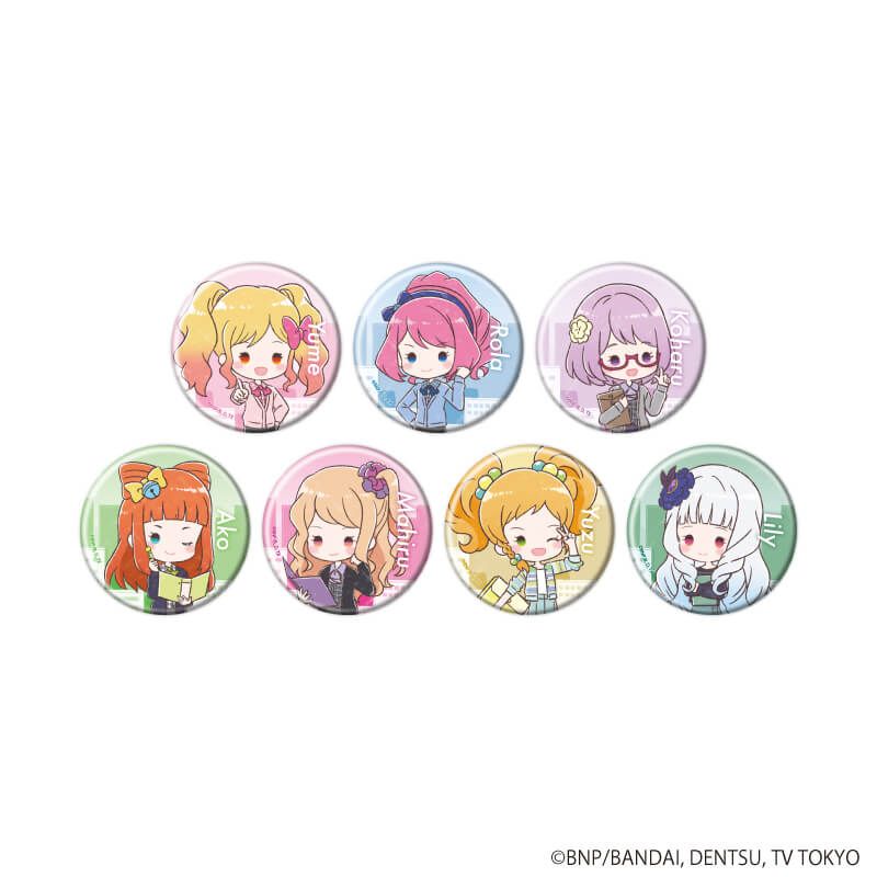 缶バッジ「アイカツスターズ！」08/オフィスガールver. コンプリートセット(全7種)(グラフアートイラスト)