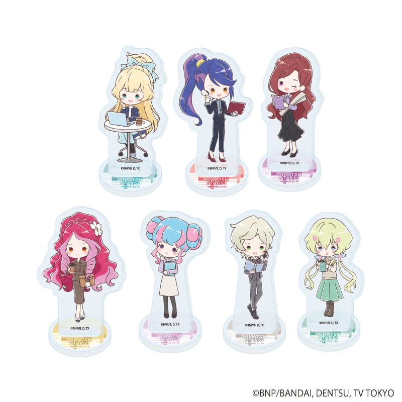 アクリルぷちスタンド「アイカツスターズ！」06/オフィスガールver. トレーディング(7種)(グラフアートイラスト)