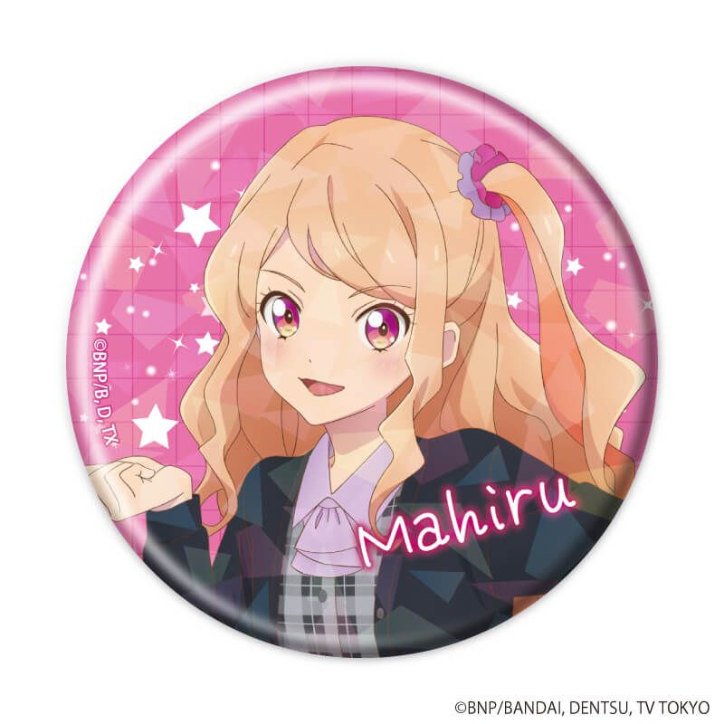 ホログラム缶バッジ(57mm)「アイカツスターズ！」01/オフィスガールver. トレーディング(8種)(描き下ろしイラスト)