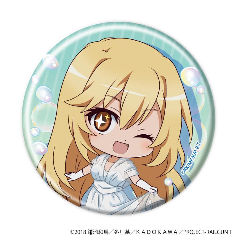 缶バッジ「とある科学の超電磁砲Ｔ」27/バブルver. コンプリートBOX(全5種)(ミニキャライラスト)