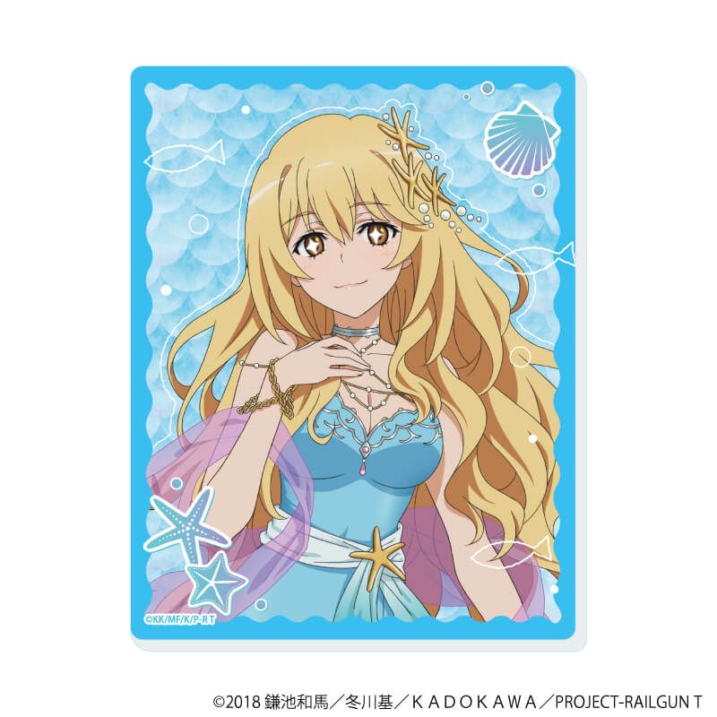 アクリルカード「とある科学の超電磁砲Ｔ」04/マーメイドドレスver. コンプリートBOX(全6種)(描き下ろしイラスト)