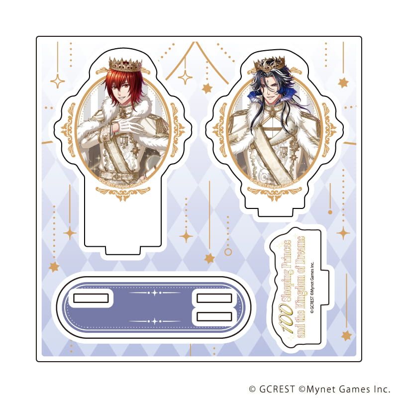 アクリルスタンドプレート「夢王国と眠れる100人の王子様」58/ティーガ&レイ(公式イラスト)