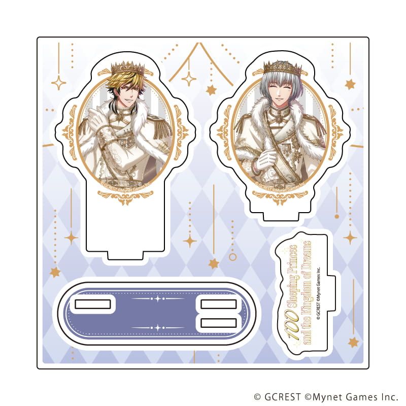 アクリルスタンドプレート「夢王国と眠れる100人の王子様」57/スバル&スピカ(公式イラスト)