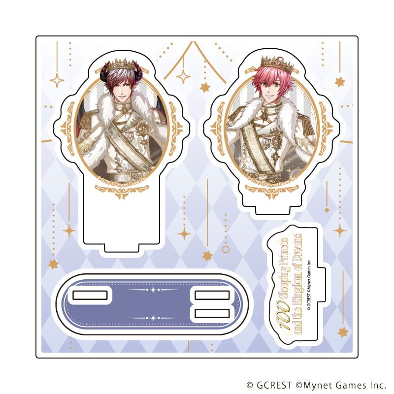 アクリルスタンドプレート「夢王国と眠れる100人の王子様」52/ヴァスティ&ヴィオ(公式イラスト)