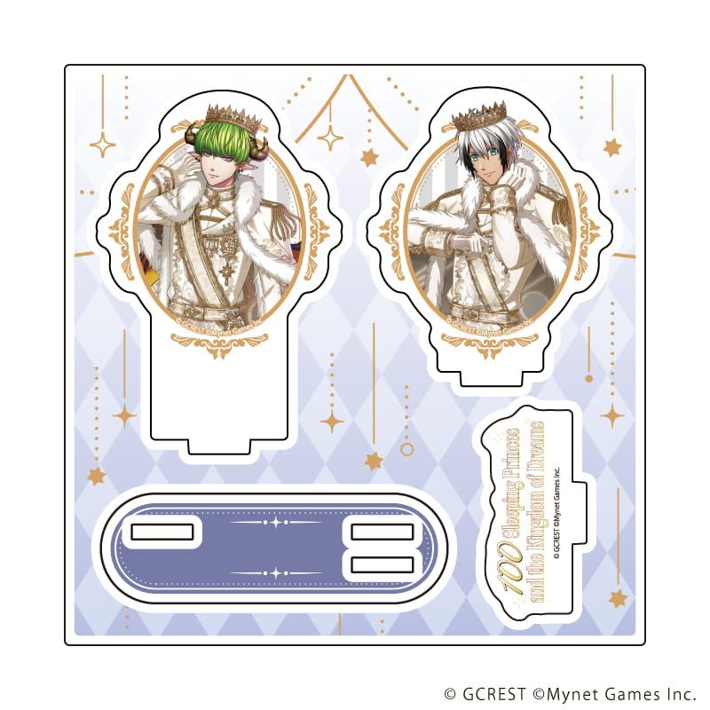 アクリルスタンドプレート「夢王国と眠れる100人の王子様」51/アケディア&イナミ(公式イラスト)
