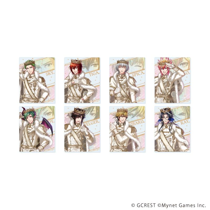 アクリルカード「夢王国と眠れる100人の王子様」14/コンプリートセット(全8種)(公式イラスト)