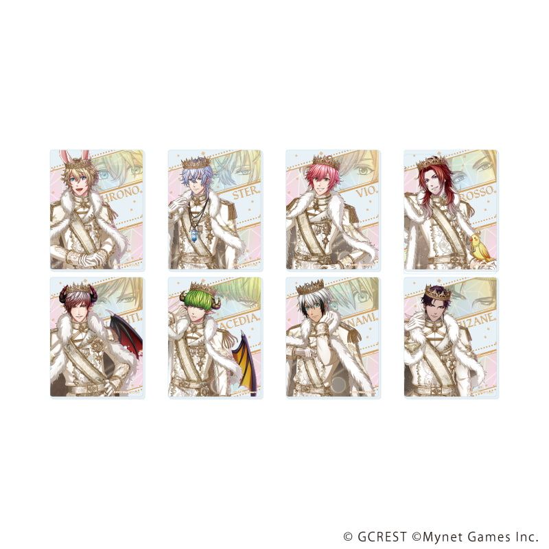 アクリルカード「夢王国と眠れる100人の王子様」13/コンプリートセット(全8種)(公式イラスト)
