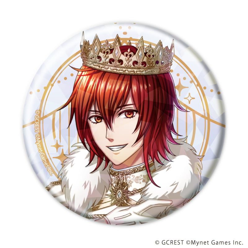 ホログラム缶バッジ(57mm)「夢王国と眠れる100人の王子様」17/コンプリートセット(全8種)(公式イラスト)