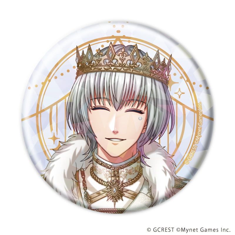 ホログラム缶バッジ(57mm)「夢王国と眠れる100人の王子様」17/コンプリートセット(全8種)(公式イラスト)