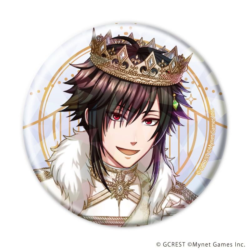 ホログラム缶バッジ(57mm)「夢王国と眠れる100人の王子様」17/コンプリートセット(全8種)(公式イラスト)