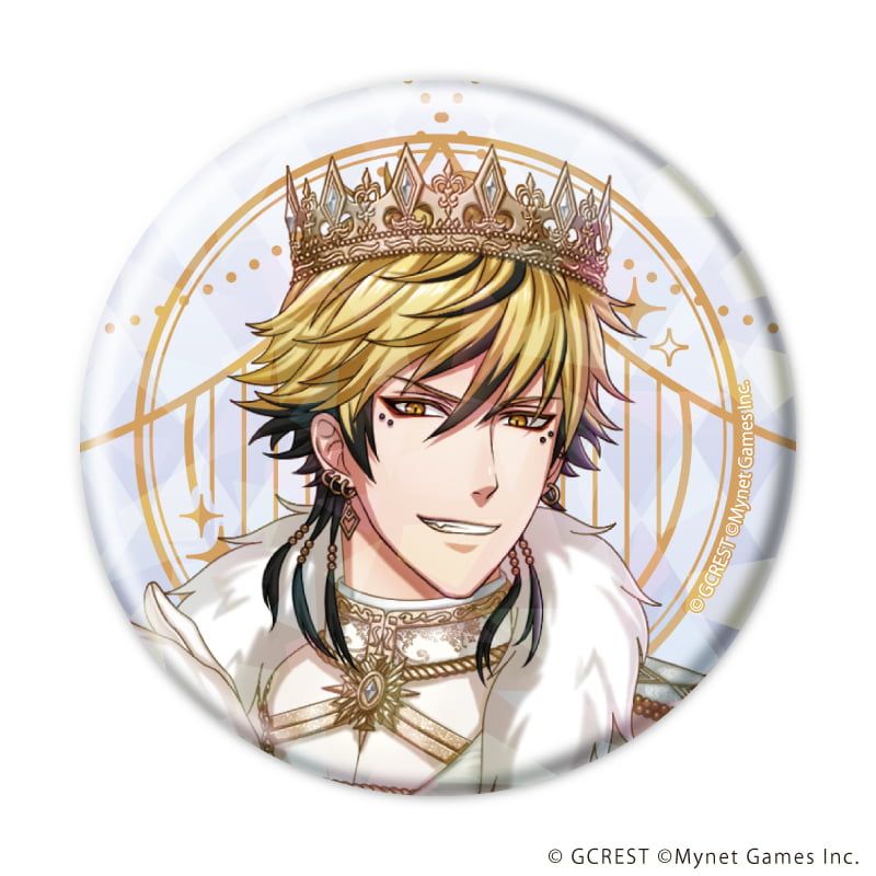 ホログラム缶バッジ(57mm)「夢王国と眠れる100人の王子様」17/コンプリートセット(全8種)(公式イラスト)