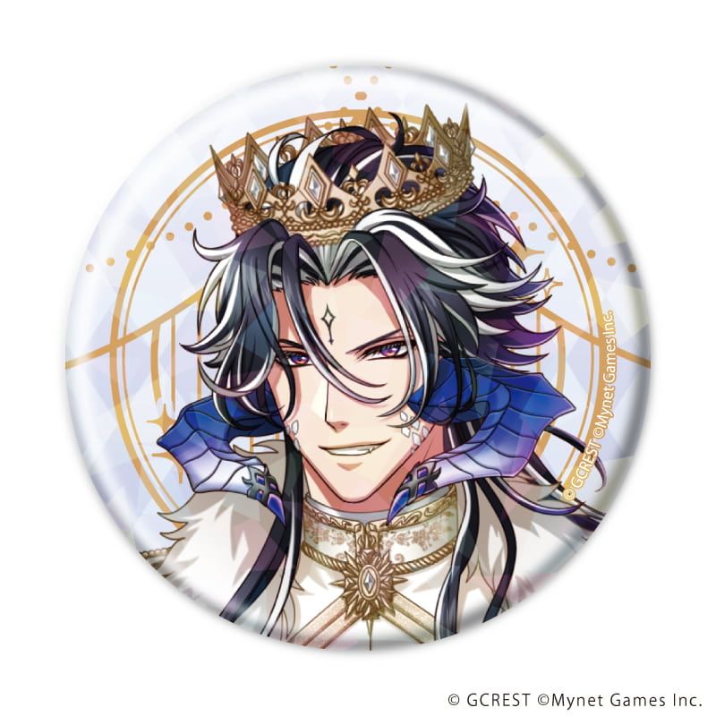 ホログラム缶バッジ(57mm)「夢王国と眠れる100人の王子様」17/コンプリートセット(全8種)(公式イラスト)