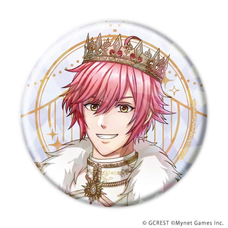 ホログラム缶バッジ(57mm)「夢王国と眠れる100人の王子様」16/コンプリートセット(全8種)(公式イラスト)