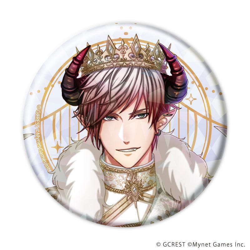 ホログラム缶バッジ(57mm)「夢王国と眠れる100人の王子様」16/コンプリートセット(全8種)(公式イラスト)