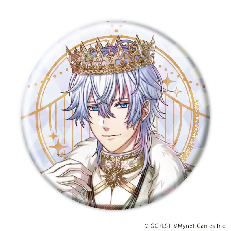 ホログラム缶バッジ(57mm)「夢王国と眠れる100人の王子様」16/ブラインド(8種)(公式イラスト)