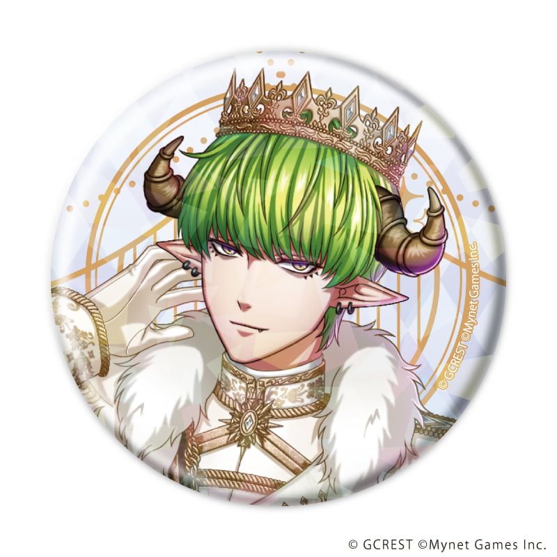 ホログラム缶バッジ(57mm)「夢王国と眠れる100人の王子様」16/ブラインド(8種)(公式イラスト)