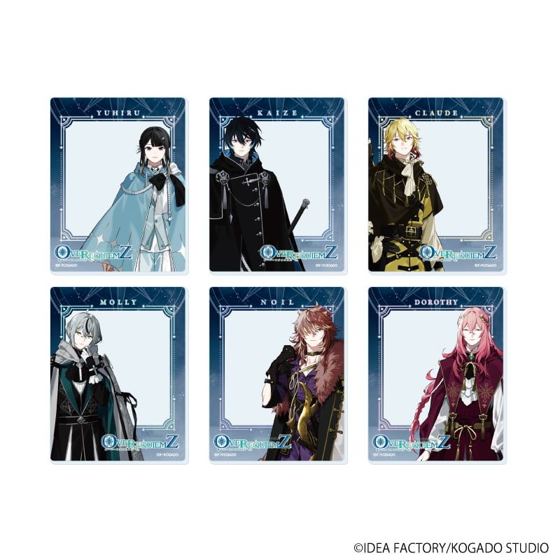 アクリルカード「OVER REQUIEMZ」01/コンプリートセット(全6種)(公式イラスト)