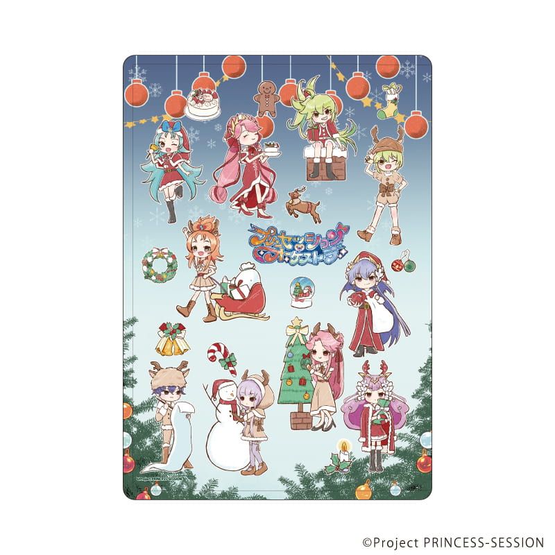キャラクリアケース「TVアニメ『プリンセッション・オーケストラ』」01/集合デザイン クリスマスVer.(グラフアートイラスト)