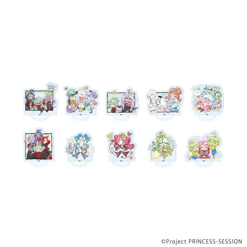 アクリルぷちスタンド「TVアニメ『プリンセッション・オーケストラ』」03/コンプリートセット(全10種)(公式イラスト)