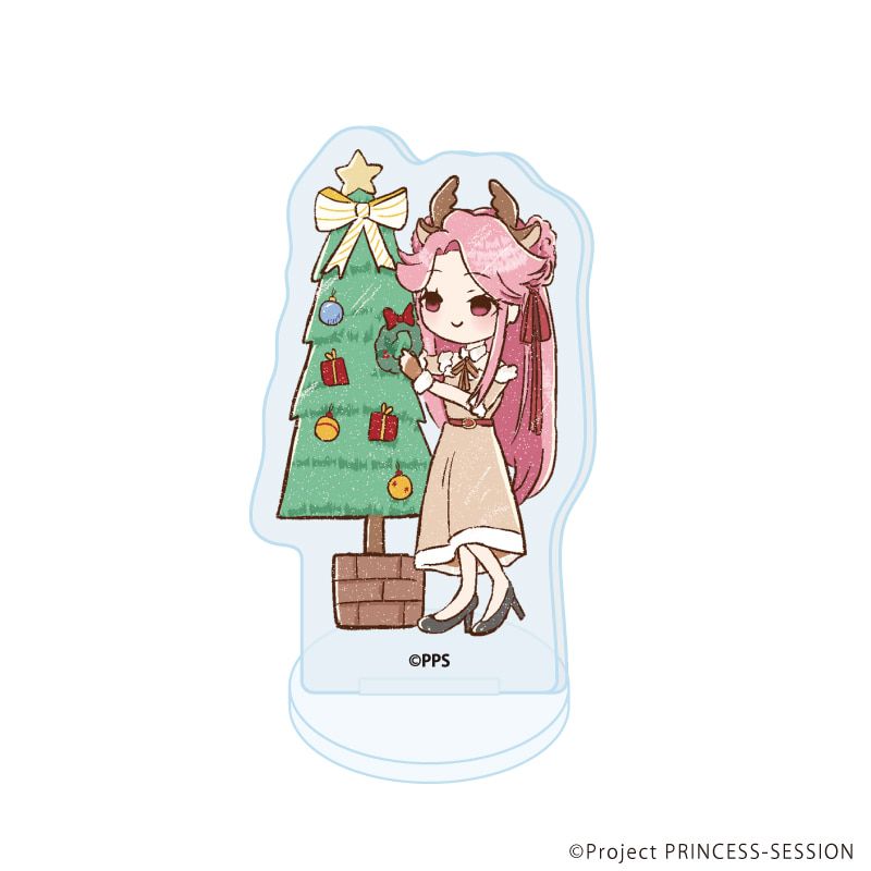 アクリルぷちスタンド「TVアニメ『プリンセッション・オーケストラ』」02/ブラインド(10種) クリスマスVer.(グラフアートイラスト)
