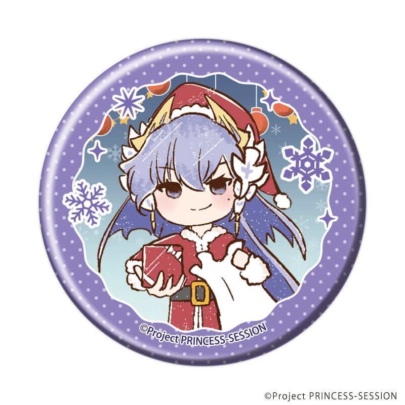 缶バッジ「TVアニメ『プリンセッション・オーケストラ』」03/ブラインド(10種) クリスマスVer.(グラフアートイラスト)