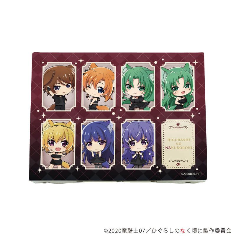 キャンバスボード「ひぐらしのなく頃に 卒」07/集合デザイン(ミニキャライラスト)