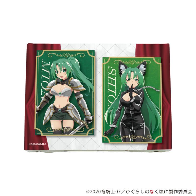 キャンバスボード「ひぐらしのなく頃に 卒」06/園崎魅音&園崎詩音(描き下ろしイラスト)