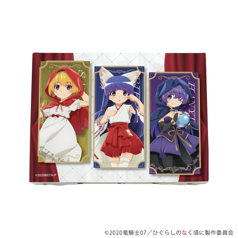 キャンバスボード「ひぐらしのなく頃に 卒」05/北条沙都子&古手梨花&羽入(描き下ろしイラスト)