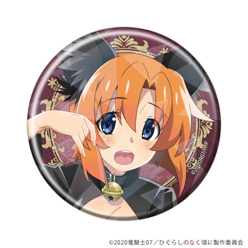 ホログラム缶バッジ(57mm)「ひぐらしのなく頃に 卒」01/コンプリートセット(全7種)(描き下ろしイラスト)