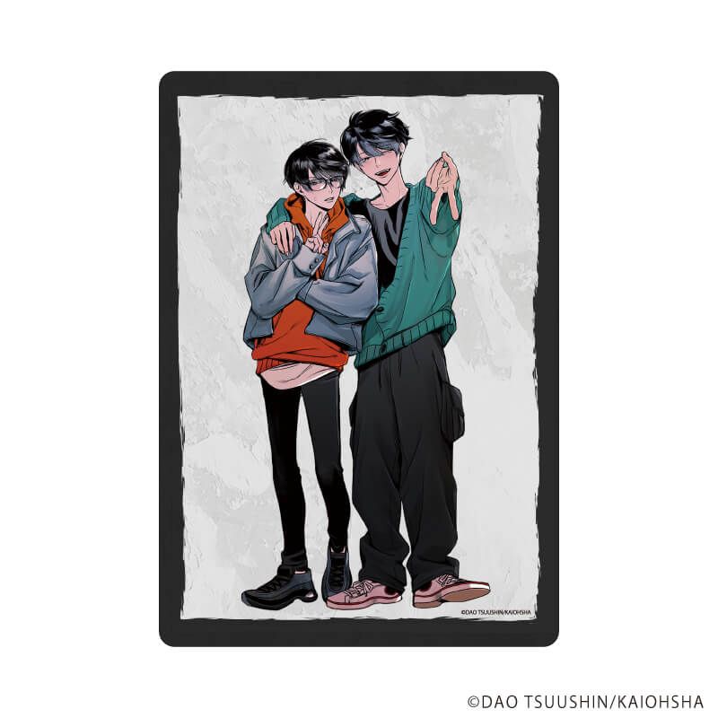 キャラクリアケース「キリエのために」01/浮田桐江&幸村(描き下ろしイラスト)