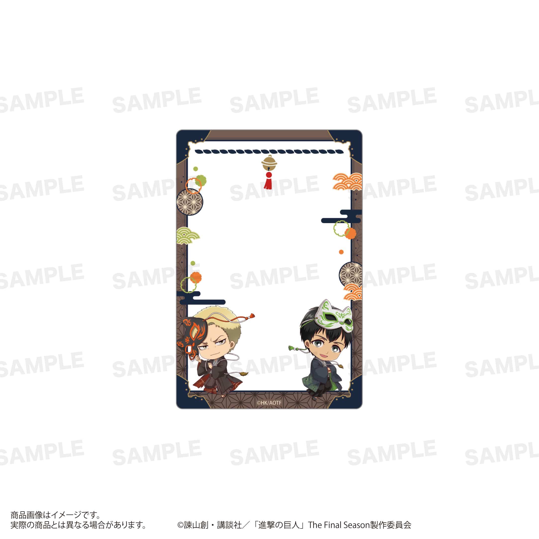 TVアニメ『進撃の巨人』 アクリルカード（きゃらほっぴん！）狐面ver. ライナー＆ベルトルト