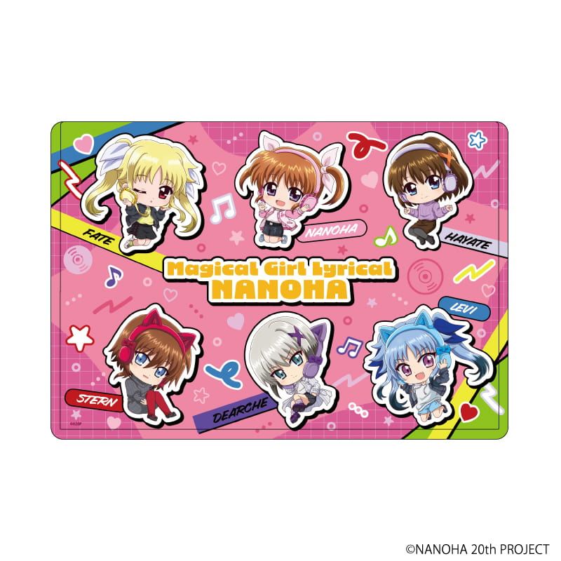 キャラクリアケース「魔法少女リリカルなのはシリーズ」15/集合デザイン(ミニキャライラスト)
