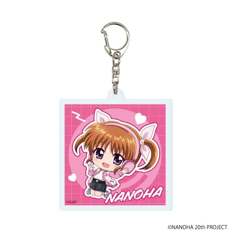 アクリルキーホルダー「魔法少女リリカルなのはシリーズ」12/コンプリートセット(全6種)(ミニキャライラスト)