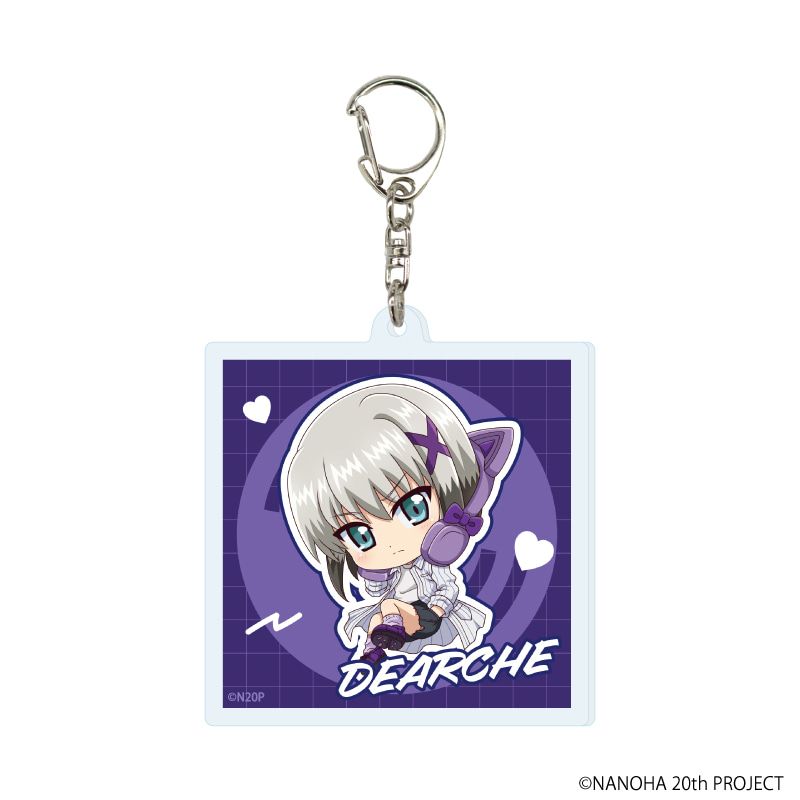 アクリルキーホルダー「魔法少女リリカルなのはシリーズ」12/コンプリートセット(全6種)(ミニキャライラスト)