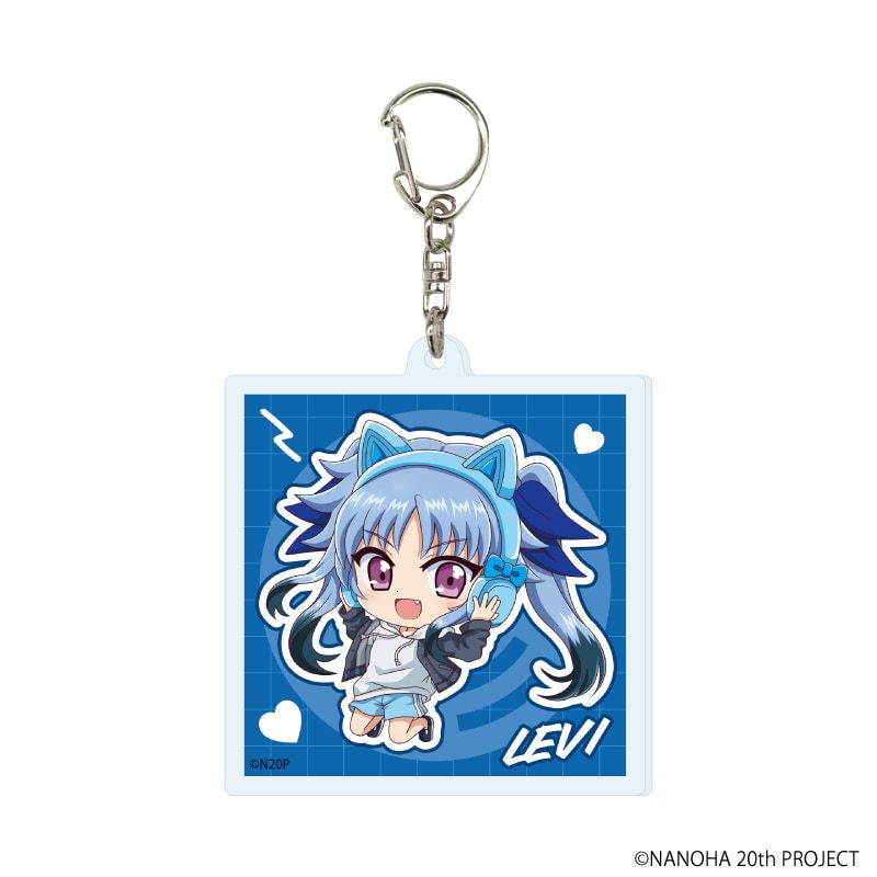 アクリルキーホルダー「魔法少女リリカルなのはシリーズ」12/コンプリートセット(全6種)(ミニキャライラスト)