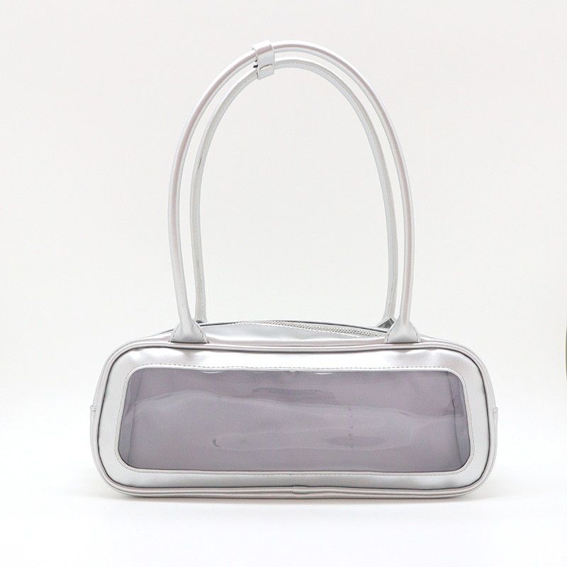 nui.ボストンぬいバッグ　シルバー 【推し活】