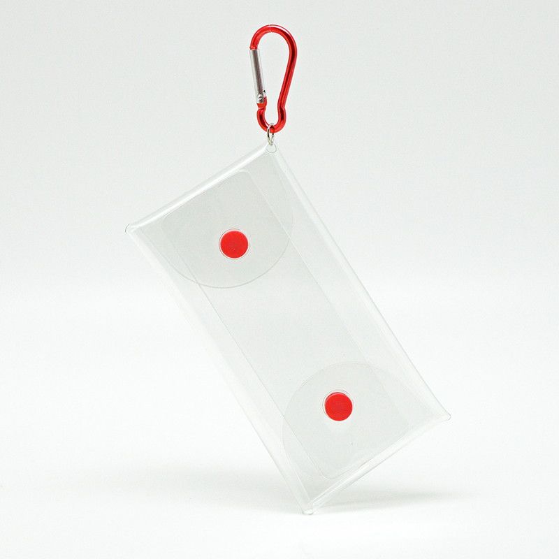 クリアマルチケース　レッド 【推し活】