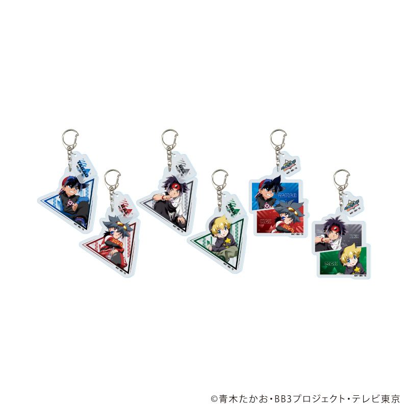 パーツ付きアクリルキーホルダー「爆転シュート ベイブレード Gレボリューション」01/ブラインド(6種)(描き下ろしイラスト)