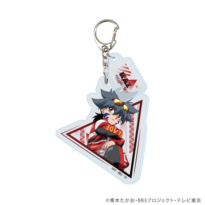 パーツ付きアクリルキーホルダー「爆転シュート ベイブレード Gレボリューション」01/ブラインド(6種)(描き下ろしイラスト)